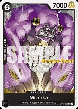 Carte One Piece anglaise OP12-092 Mizerka