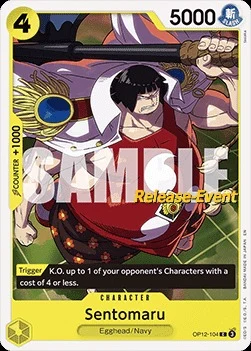 Carte One Piece anglaise OP12-104 Sentomaru