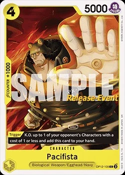 Carte One Piece anglaise OP12-109 Pacifista