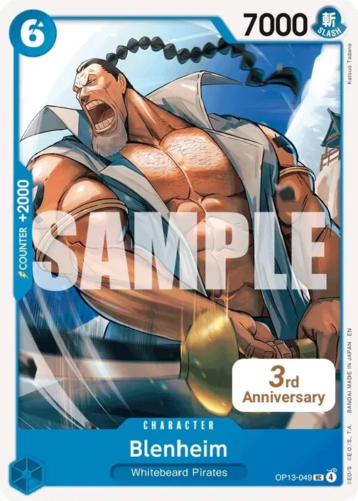 Carte One Piece anglaise OP13-049 Blenheim