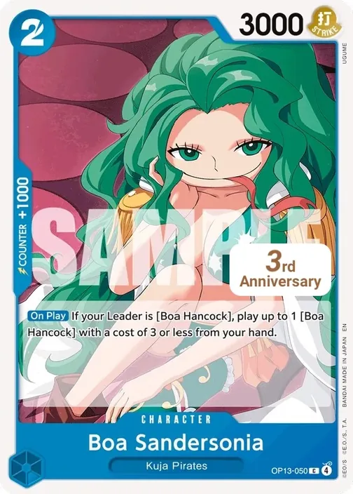 Carte One Piece anglaise OP13-050 Boa Sandersonia
