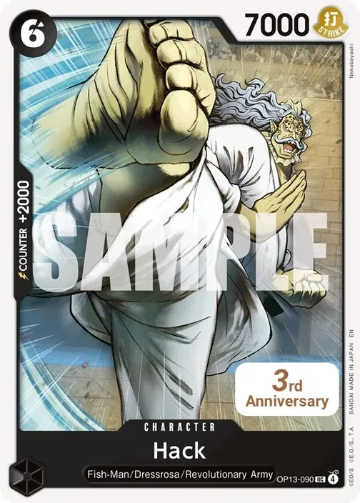 Carte One Piece anglaise OP13-090 Hack