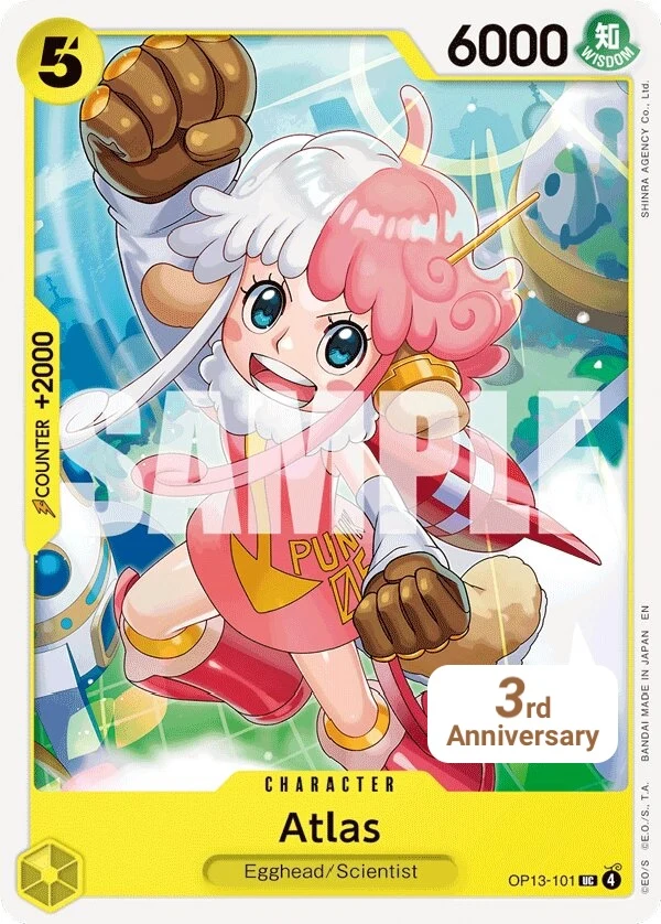 Carte One Piece anglaise Atlas OP13-101 UC