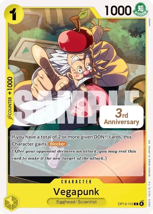 Carte One Piece anglaise OP13-112 Vegapunk