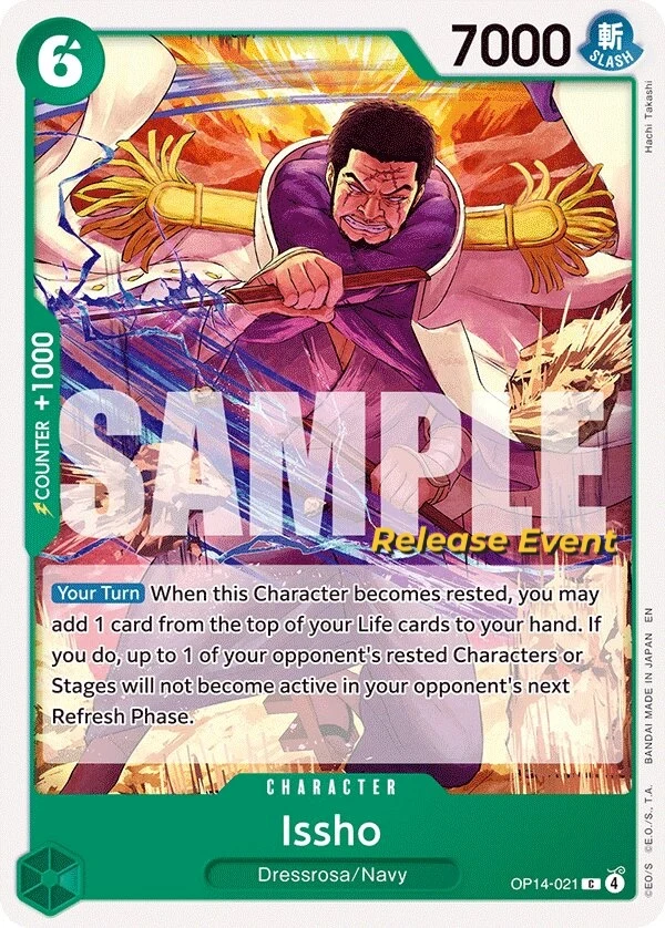 Carte One Piece anglaise Issho OP14-021 C