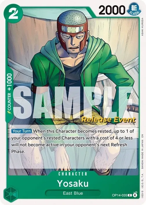 Carte One Piece anglaise OP14-035 Yosaku