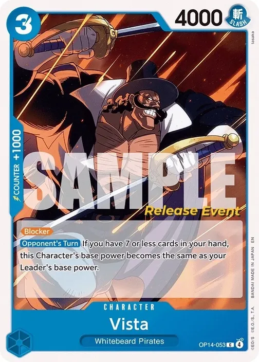 Carte One Piece anglaise OP14-053 Vista