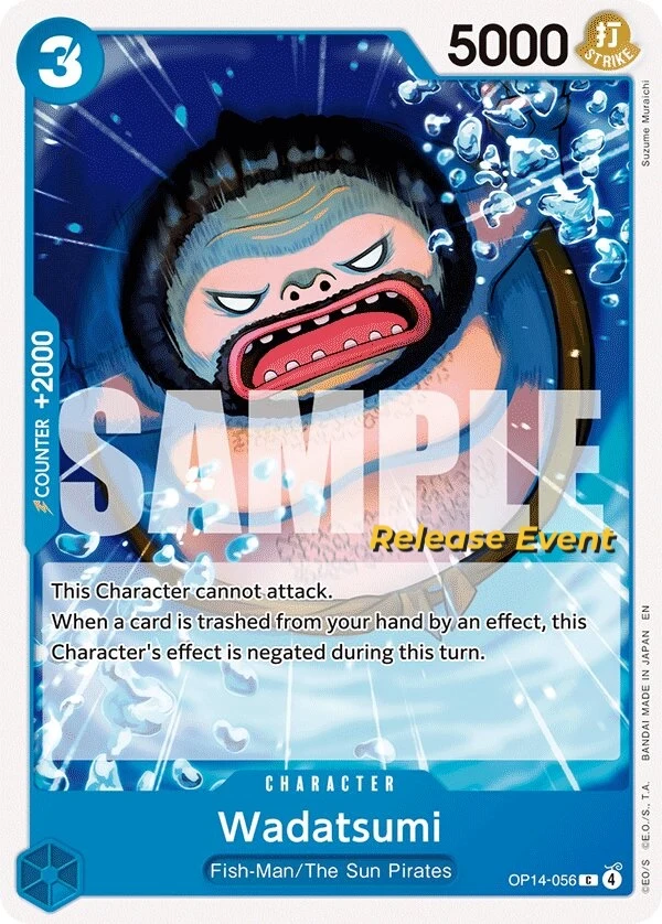 Carte One Piece anglaise Wadatsumi OP14-056 C