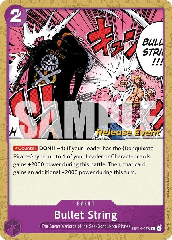 Carte One Piece anglaise Bullet String OP14-078 C