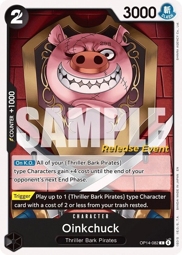 Carte One Piece anglaise Oinkchuck OP14-082 C