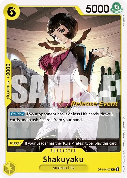 Carte One Piece anglaise OP14-107 Shakuyaku