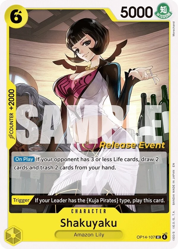 Carte One Piece anglaise Shakuyaku OP14-107 UC