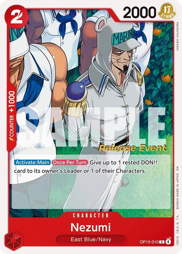 Carte One Piece anglaise Nezumi OP15-010 C