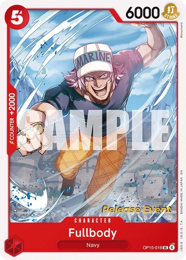 Carte One Piece anglaise Fullbody OP15-016 UC