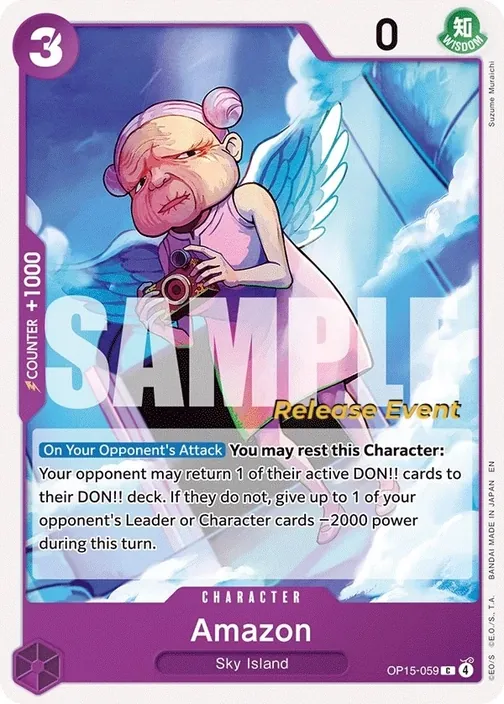 Carte One Piece anglaise OP15-059 Amazon
