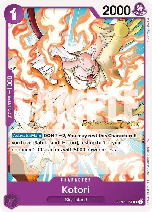 Carte One Piece anglaise OP15-064 Kotori