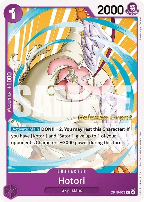 Carte One Piece anglaise OP15-072 Hotori