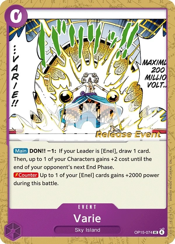 Carte One Piece anglaise Varie OP15-074 UC