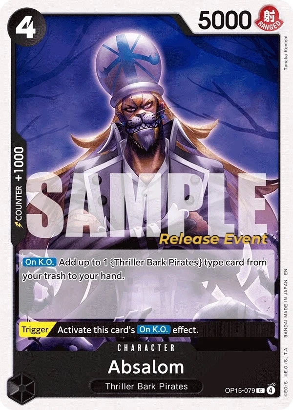 Carte One Piece anglaise Absalom OP15-079 C