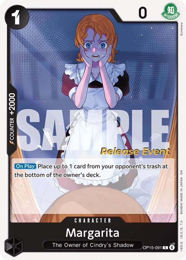 Carte One Piece anglaise Margarita OP15-091 C