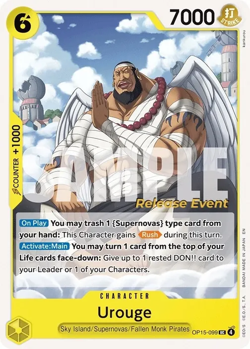 Carte One Piece anglaise OP15-099 Urouge