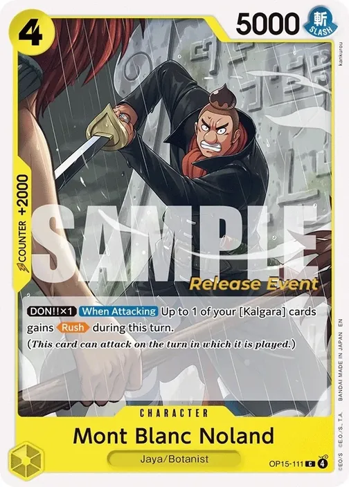 Carte One Piece anglaise OP15-111 Mont Blanc Noland