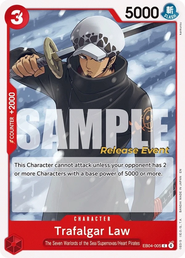 Carte One Piece anglaise Trafalgar Law EB04-005 C