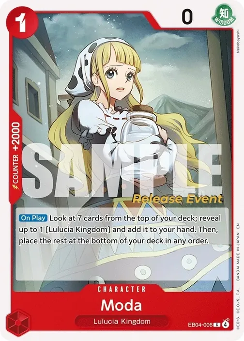 Carte One Piece anglaise EB04-006 Moda
