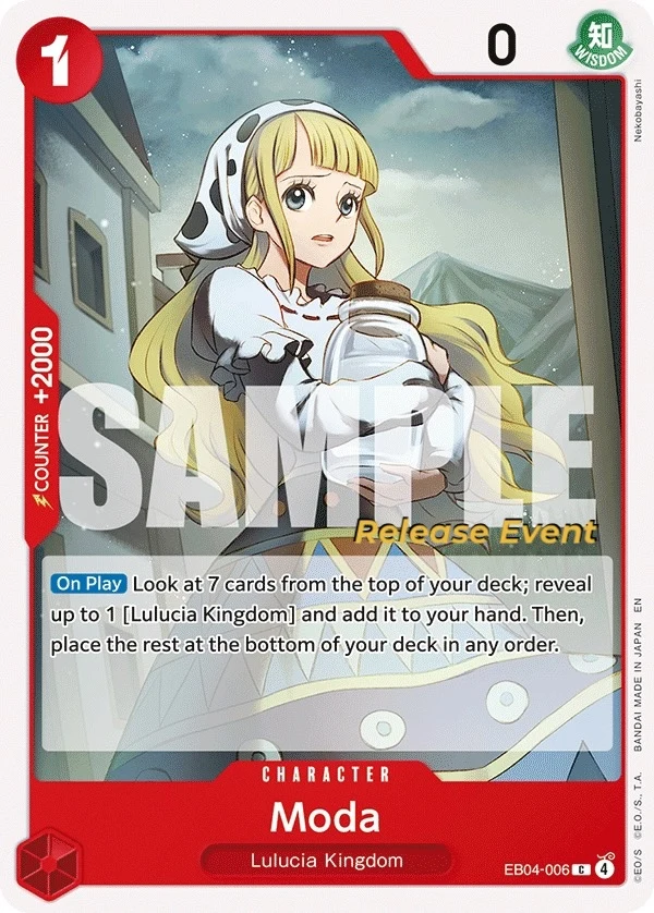 Carte One Piece anglaise Moda EB04-006 C
