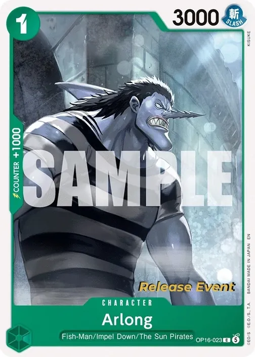Carte One Piece anglaise OP16-023 Arlong