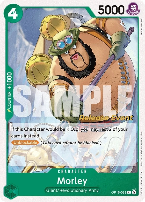 Carte One Piece anglaise Morley OP16-033 C