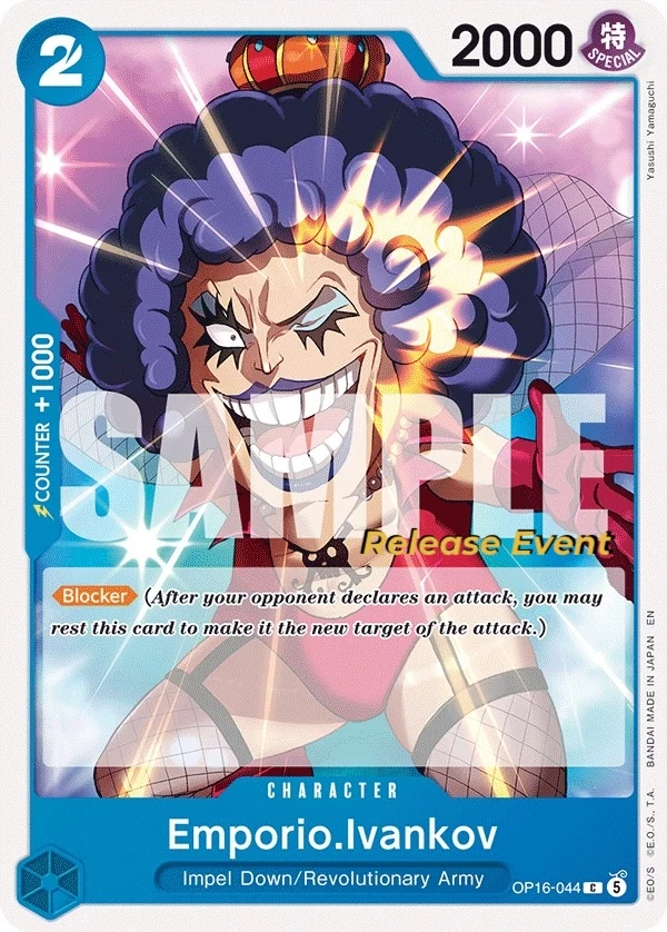 Carte One Piece anglaise Emporio.Ivankov OP16-044 C