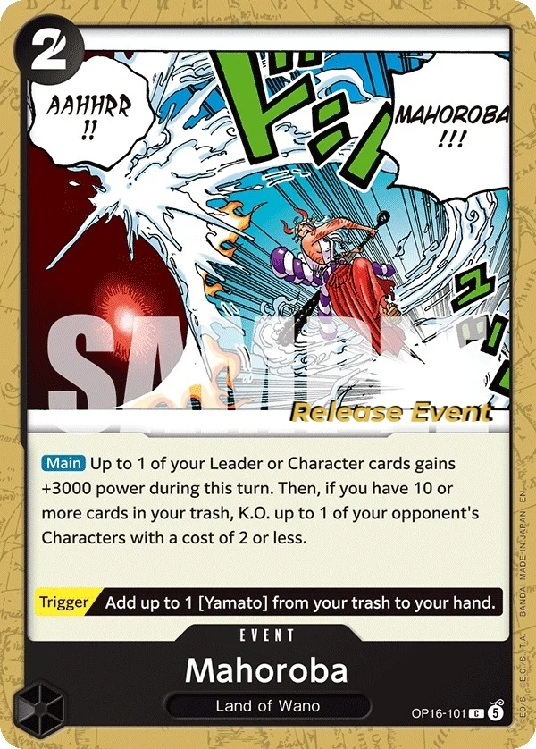 Carte One Piece anglaise Mahoroba OP16-101 C
