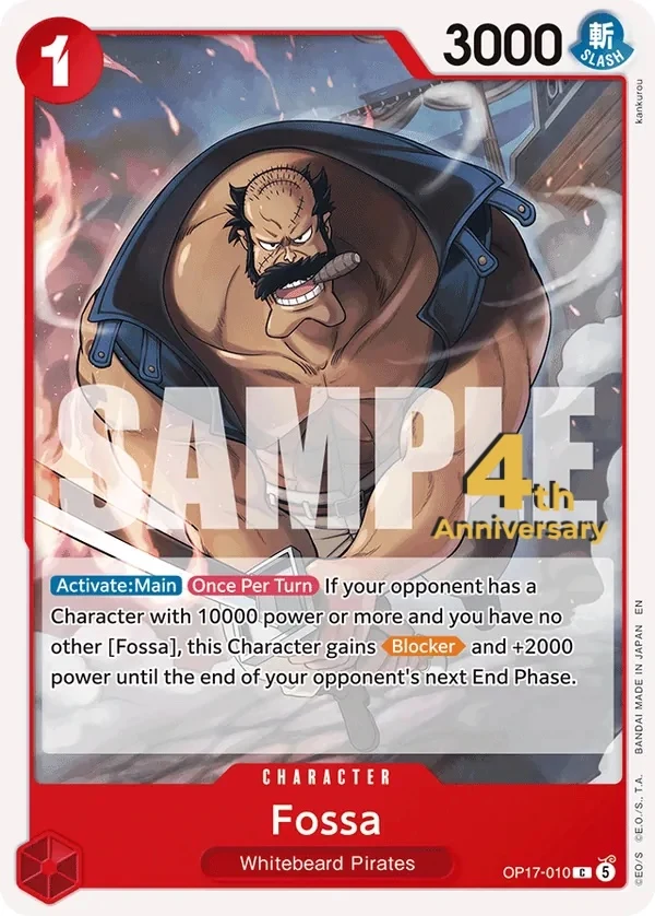 Carte One Piece anglaise Fossa OP17-010 C
