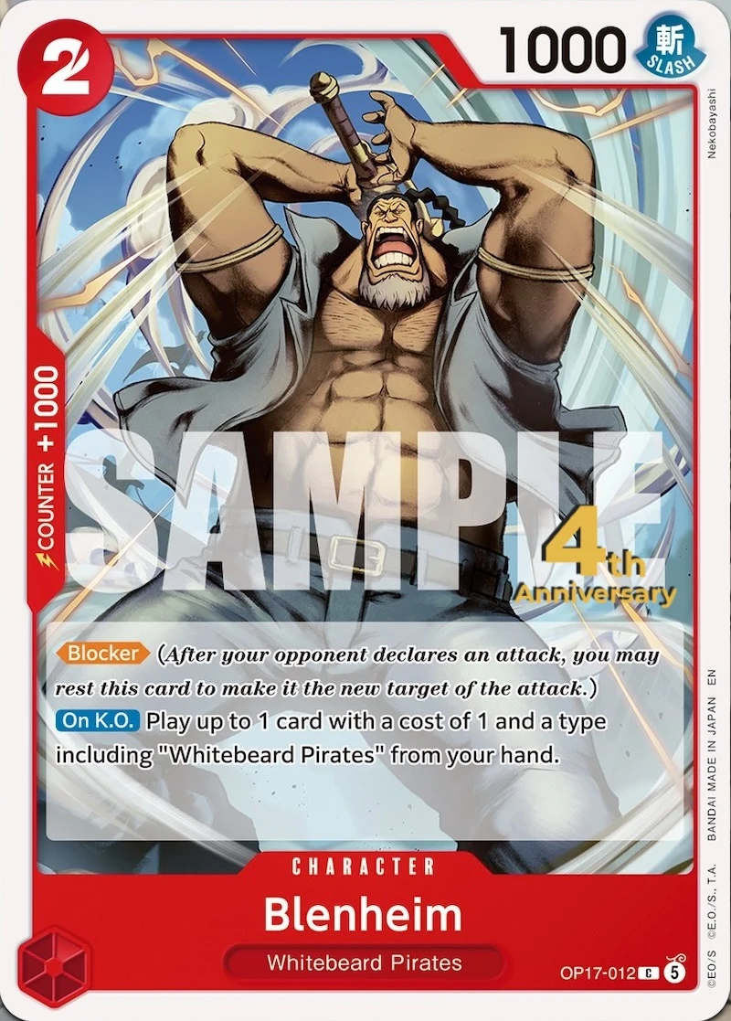 Carte One Piece anglaise Blenheim OP17-012 C