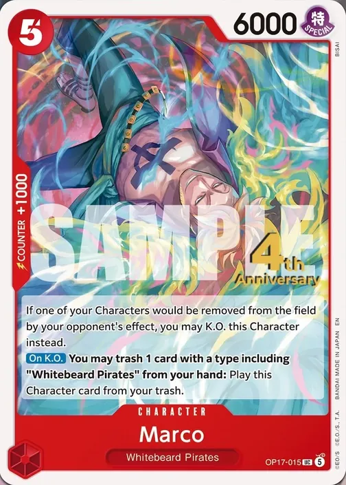 Carte One Piece anglaise OP17-015 Marco