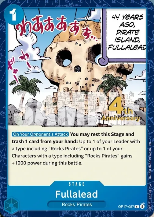 Carte One Piece anglaise OP17-057 Fullalead