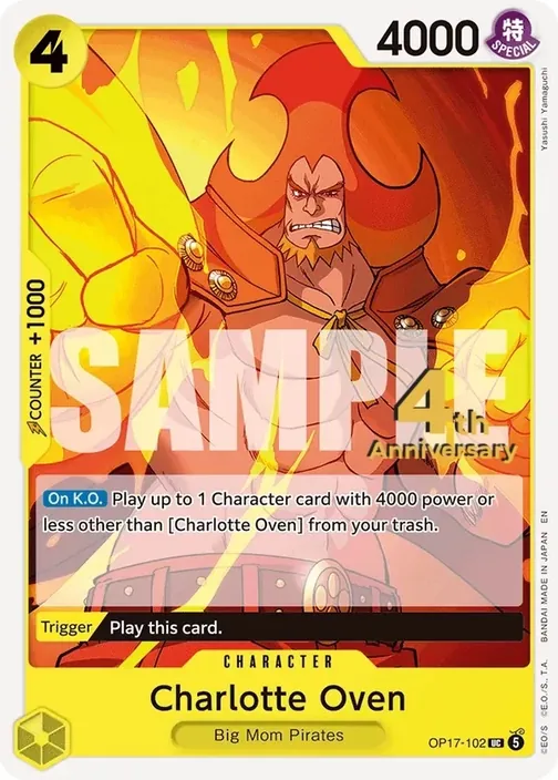 Carte One Piece anglaise OP17-102 Charlotte Oven