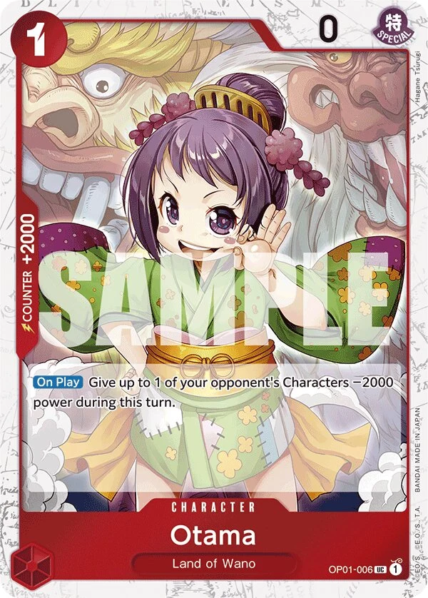Carte One Piece anglaise Otama OP01-006 UC
