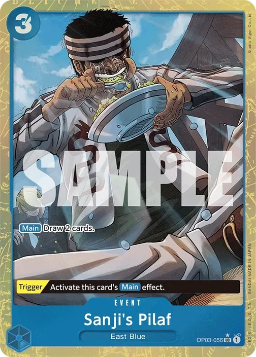 Carte One Piece anglaise OP03-056 Sanji's Pilaf (version 5)