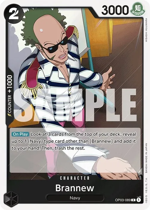 Carte One Piece anglaise OP03-089 Brannew (version 4)