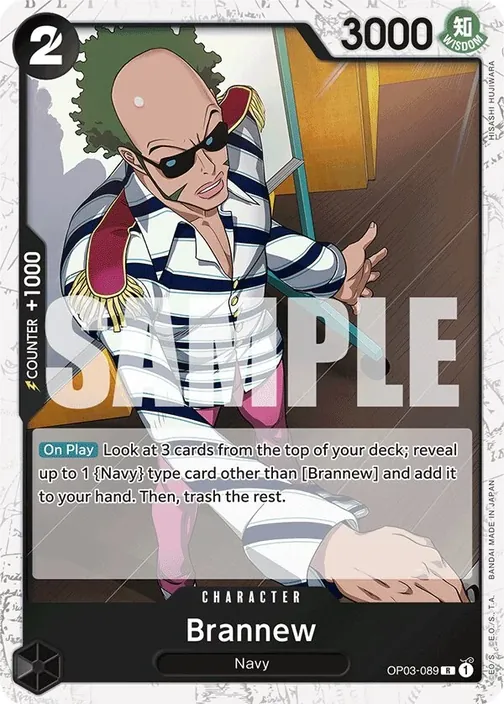 Carte One Piece anglaise OP03-089 Brannew (version 5)