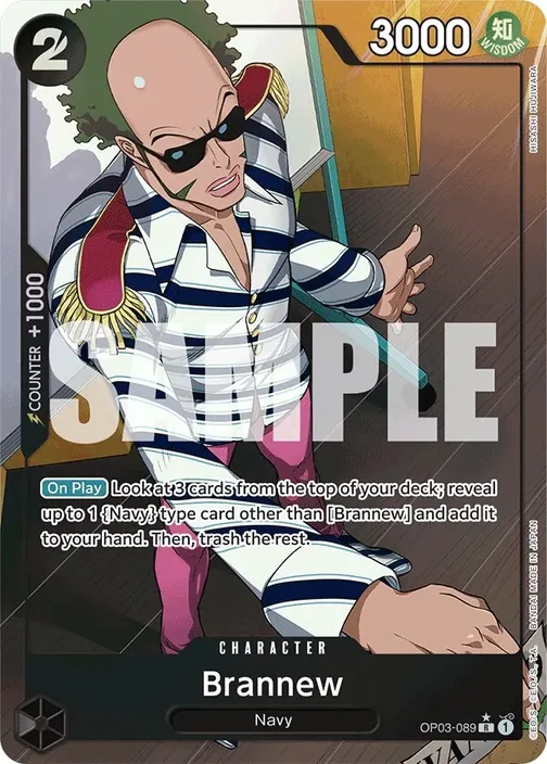 Carte One Piece anglaise OP03-089 Brannew (version 6)
