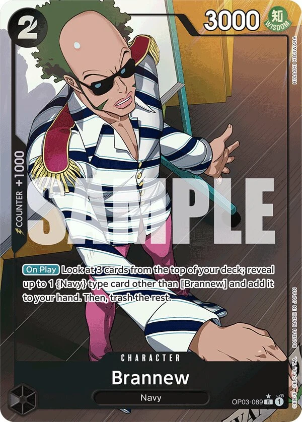 Carte One Piece anglaise Brannew OP03-089 R