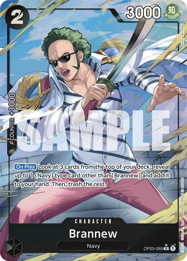 Carte One Piece anglaise Brannew OP03-089 R