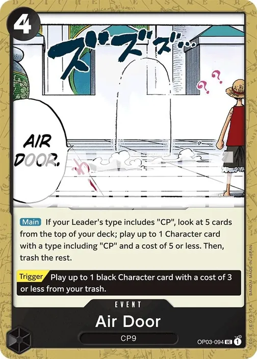 Carte One Piece anglaise OP03-094 Air Door