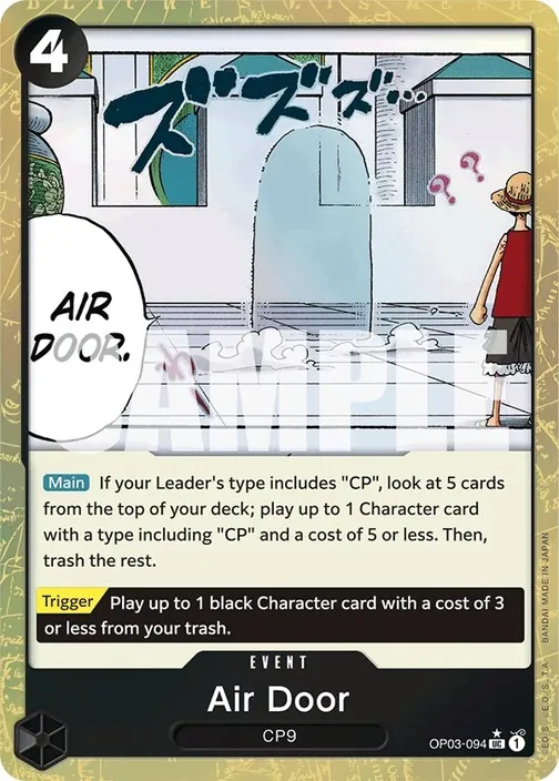 Carte One Piece anglaise OP03-094 Air Door (version 4)