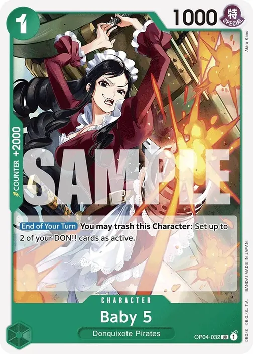 Carte One Piece anglaise OP04-032 Baby 5 (version 2)