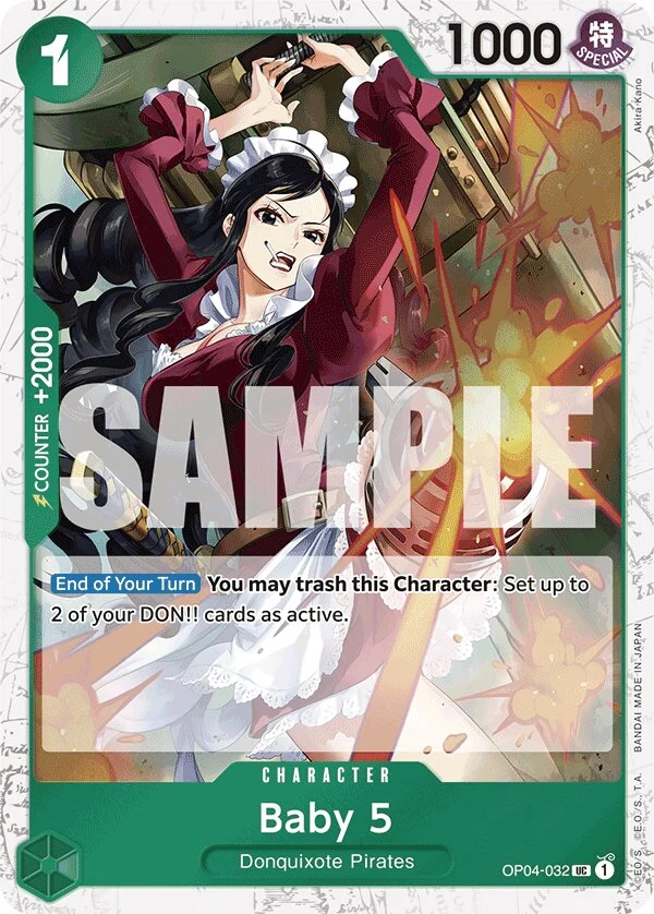 Carte One Piece anglaise Baby 5 OP04-032 UC