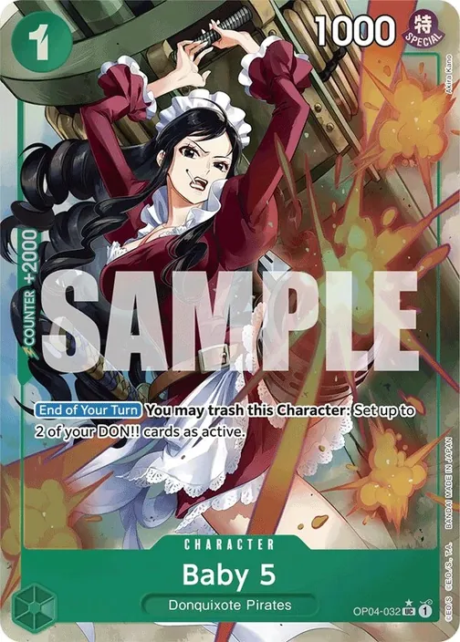 Carte One Piece anglaise OP04-032 Baby 5 (version 4)